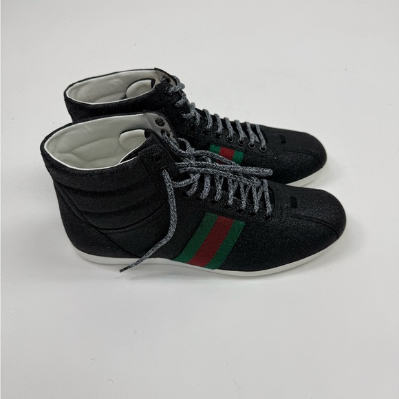 GUCCI Black High-Top Sneakers - Picture 1 of 6